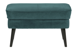 340457-198 | Rocco hocker - fluweel teal | WOOOD