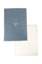Keukenset with love - wit/grijsblauw | Zusss