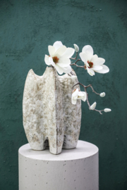 725884 | Amaryllis flower spray with bud - white | PTMD