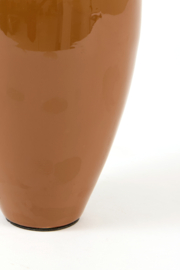 5792661 | Vaas Ø12x29 cm JAVIER - caramel | Light & Living - Eind november verwacht!