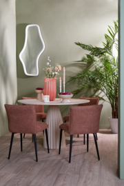 7789043 | Theelicht Ø8,5x10 cm TIVOLI - mat crème | Light & Living