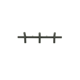 250055 | Kapstok Matto 3 - zwart | By-Boo