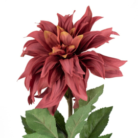 BZ8555 | Kunstbloem dahlia 79cm - roze/rood | HomeBound by KY