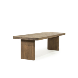 96427 | Eettafel Edward 240x100x76 - bruin | Eleonora