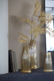5796281 | Vaas deco Ø15x39,5 cm FARENZO - amber | Light & Living