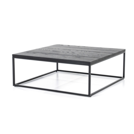 95700 | Salontafel Robin 120x120 - zwart | Eleonora