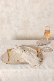 736583 | Delcia organic placemat - beige | PTMD