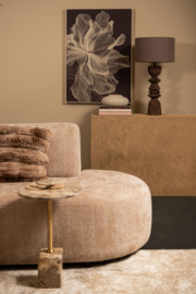 733124 | Ebe sidetable low - beige marble | PTMD