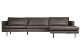 800902-Z | Rodeo chaise longue rechts - zwart | BePureHome