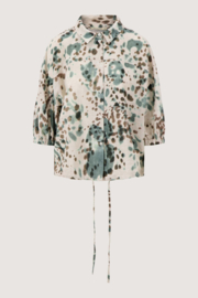  Blouse met gevlekte print - kit/zwart/silver blue | Zusss
