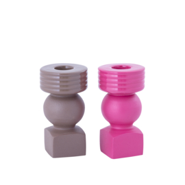 724167 | Lirison candleholder - brown | PTMD