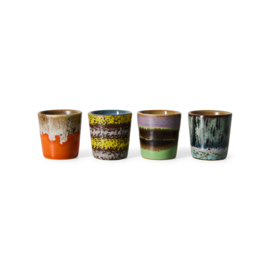 KST0347 | 70s ceramics: egg cups, bright (set of 4) | HKliving - Medio oktober verwacht!