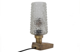 Charge tafellamp - metaal/glas antique brass | BePureHome