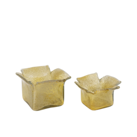 732409 | Aliah tealight open box L - yellow | PTMD