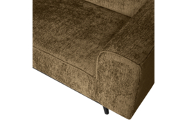 378652-BR | Statement hoekbank links - structure velvet brass | BePureHome