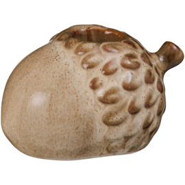92331-14 | Candle holder acorn - brown | Ib Laursen - Binnenkort verwacht!