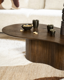 96152 | Salontafel Jordy 130x70 - bruin | Eleonora