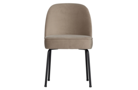 800816-K | Vogue eetkamerstoel - fluweel khaki | BePureHome