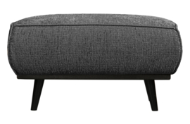 378663-MO | Statement hocker - structure velvet mountain | BePureHome