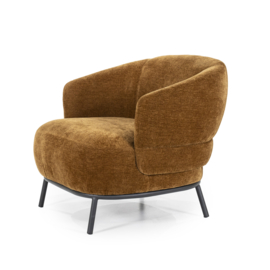  95898 | Fauteuil David - mosterd safari | Eleonora