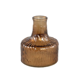720849 | Nolane vase wavy lines - brown sprayed | PTMD 