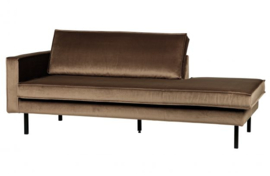 800743-12 | Rodeo daybed left - velvet taupe | BePureHome