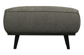 378663-FR | Statement hocker - structure velvet frost | BePureHome