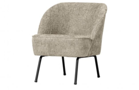 800748-WH | Vogue fauteuil - Structure velvet Wheatfield| BePureHome