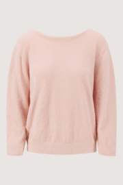  V-hals trui 3/4 mouw - light pink | Zusss 