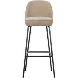 800293-SA| Vogue barstoel 80cm - 3D Chenille sand | BePureHome