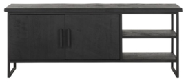 BT 438094 | Timeless Black TV meubel Beam No.2 small - 140 cm | DTP Home