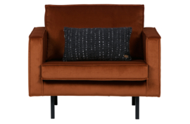 800541-126 | Rodeo fauteuil - velvet roest  | BePureHome