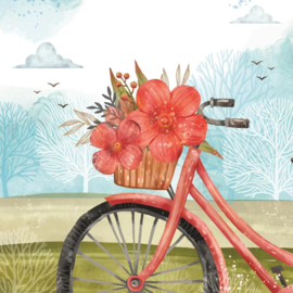 TE2829 | Tegeltje fiets | HomeBound by KY