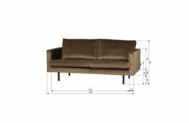 800542-12 | Rodeo bank 2,5-zits - velvet taupe | BePureHome