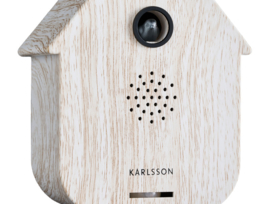 KA6095WW | Sound box modern cuckoo - white wash | Karlsson by Present Time