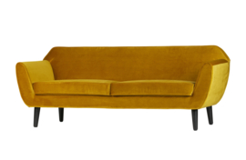 340451-O | Rocco sofa 187 cm - fluweel oker | WOOOD