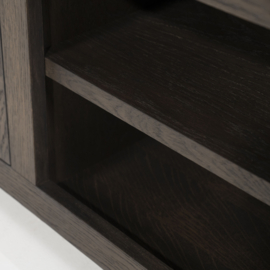 96262 | TV meubel Helsinki 160 cm 2-drs. - bruin | Eleonora