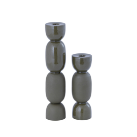 724159 | Cairy candleholder L - green | PTMD