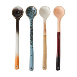 ACE7264 | 70s ceramics: spoons L, Breeze (set of 4) | HKliving