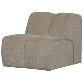 377451-D | Mojo 1-zits element - ribstof donkerzand | WOOOD