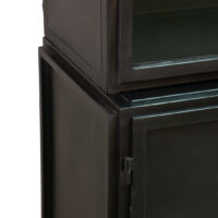 Vitrinekast Garland 6deurs. - Zwart | New Routz