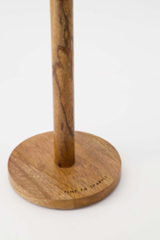 Keukenrolhouder hout hartje - naturel | Zusss