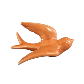 724834 | Regie bird wall deco L - orange | PTMD
