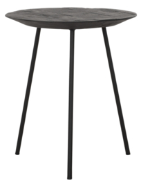 HI 301151 | Salontafel Jupiter zwart small - Ø40 cm  | DTP Home