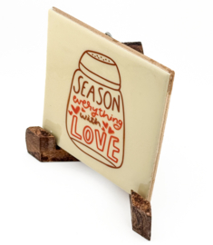 TE2826 | Tegeltje season with love | HomeBound by KY