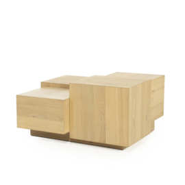 96386 | Salontafel Quinten vierkant - naturel | Eleonora