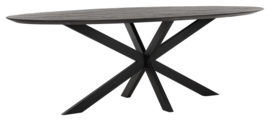 BT 611383 | Timeless Black eettafel Shape 240 cm - ovaal | DTP Home