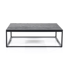 95700 | Salontafel Robin 120x120 - zwart | Eleonora