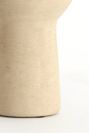 5789561 | Vaas deco Ø13,5x27,5 cm YECLA - lichtbruin | Light & Living - Binnenkort verwacht!