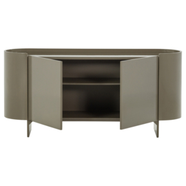 377771-G | Liora dressoir - hout hoogglans groen [fsc] | WOOOD